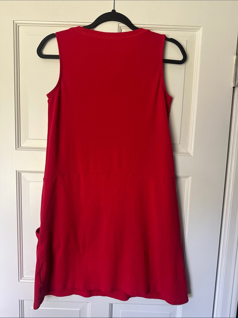 august silk Red Sleeveless Pocket Shift Dress Size S - Picture 5 of 11